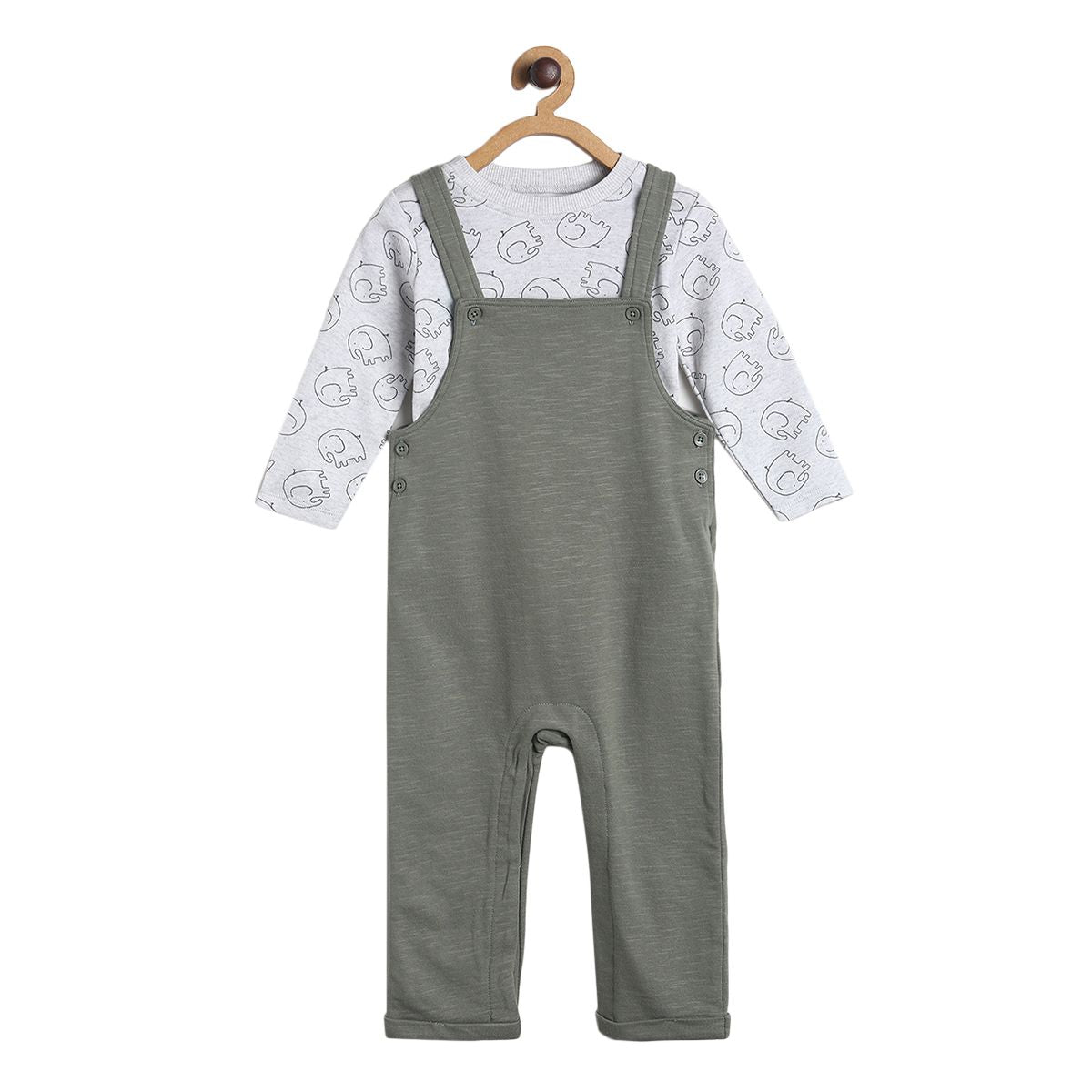 Boys Multi Dungaree Set