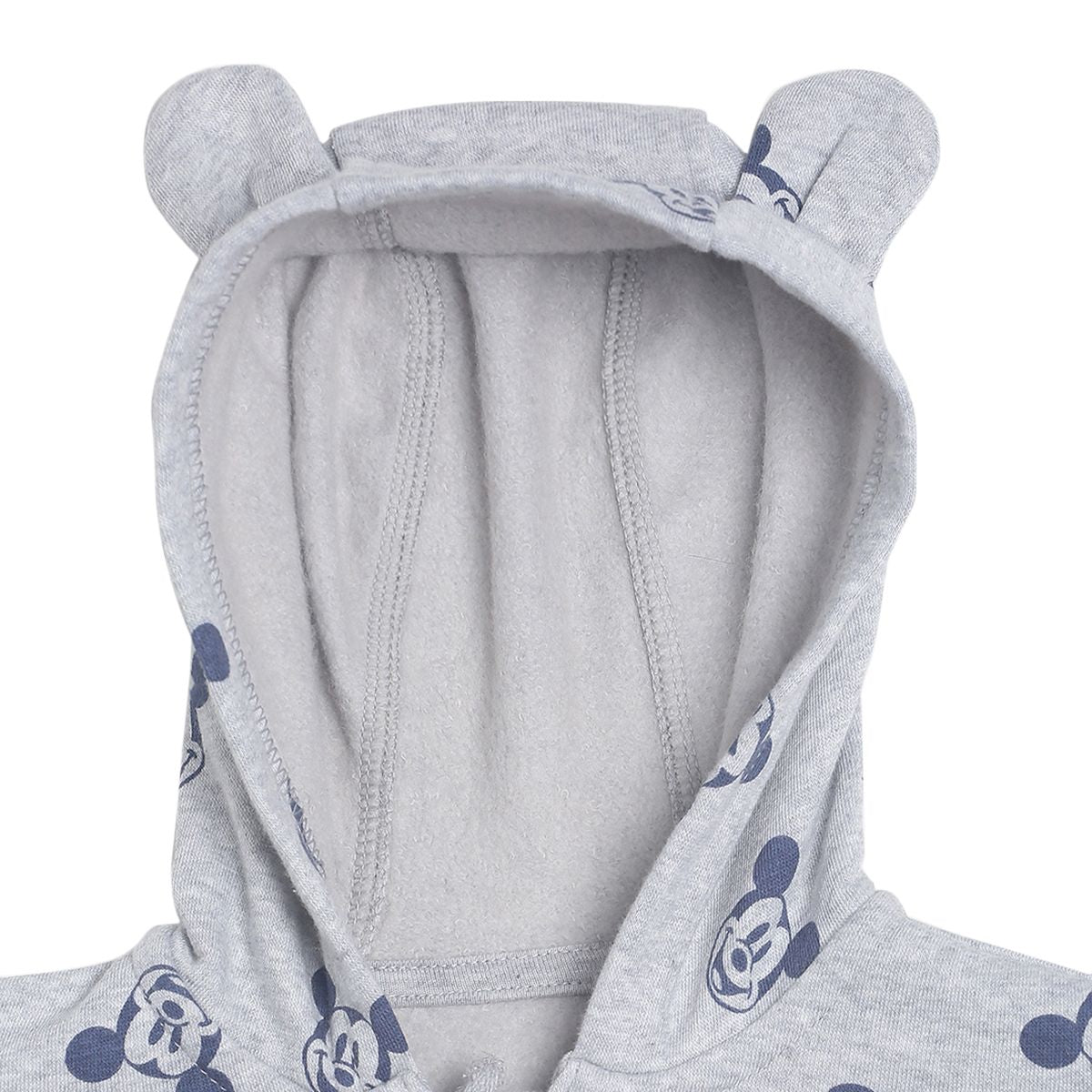 Pack of 1 hooded knit jacket - grey for 0-3 Months