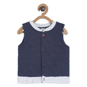 Pack of 1 knit jacket - navy for New Born