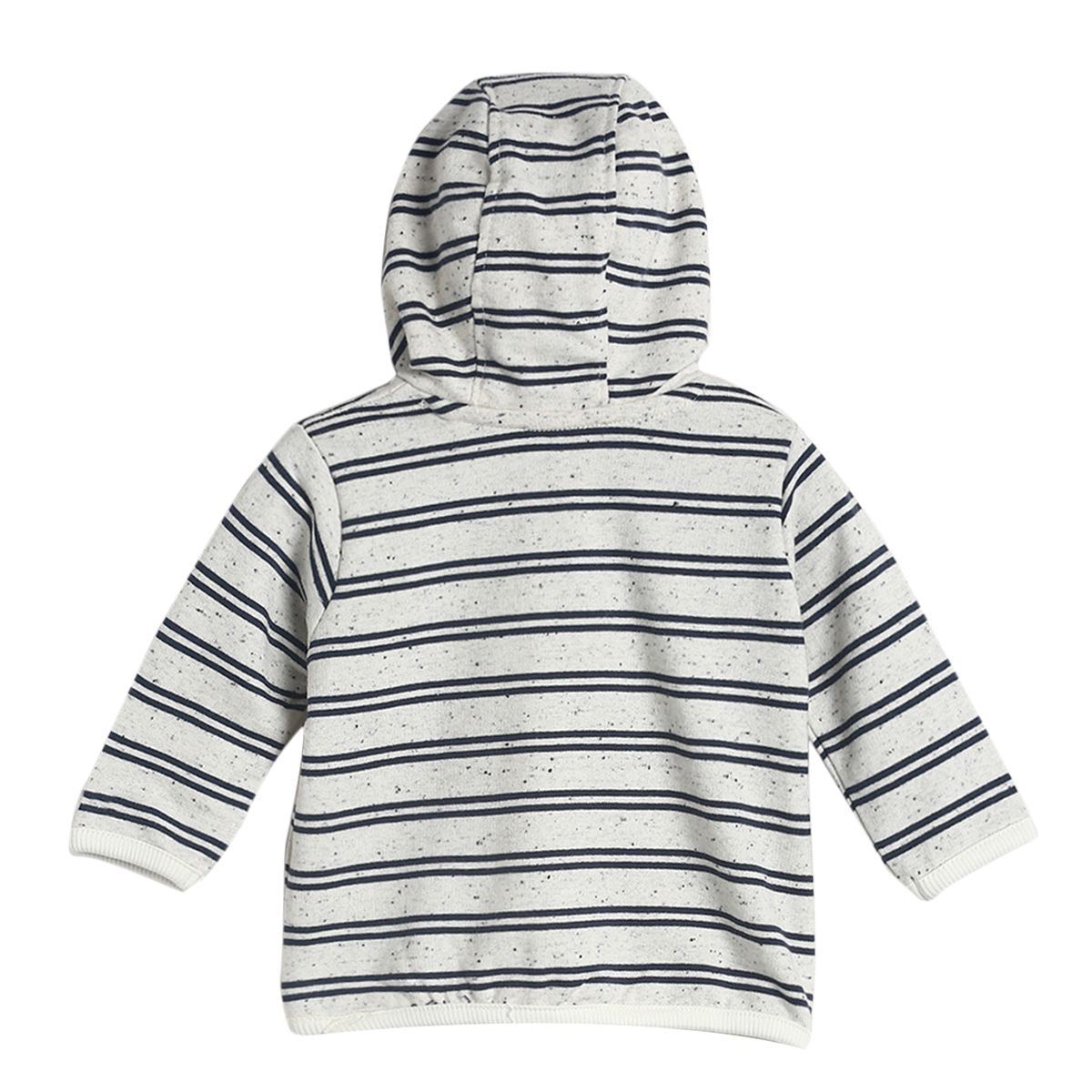 Pack of 1 knit jacket - white & grey for 0-3 Months