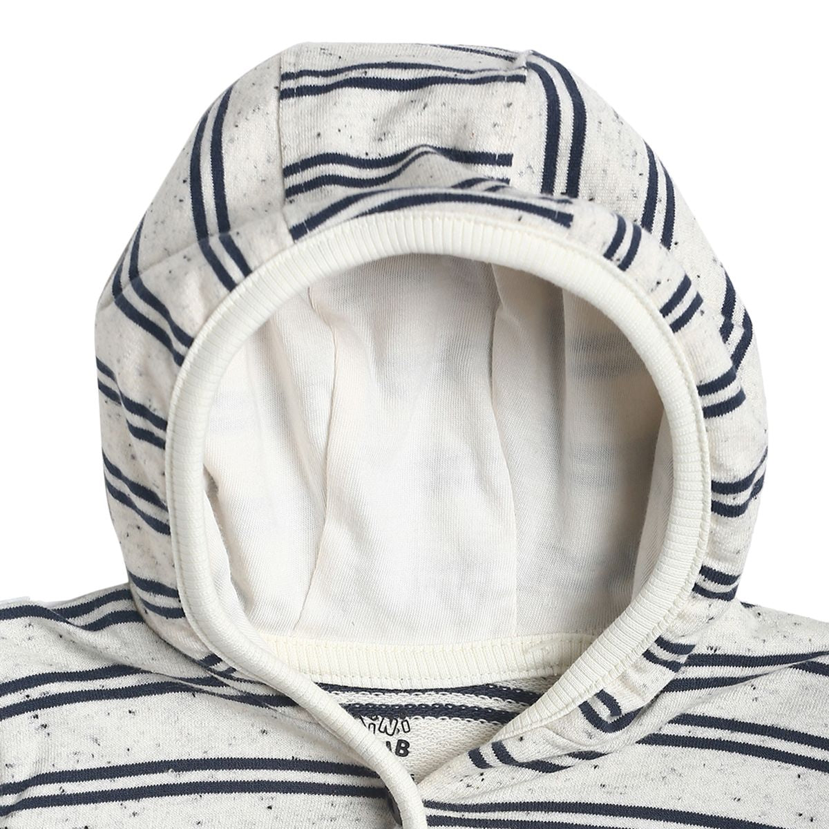 Pack of 1 knit jacket - white & grey for 0-3 Months