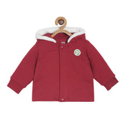 Pack of 1 knit jacket - red for 0-3 Months
