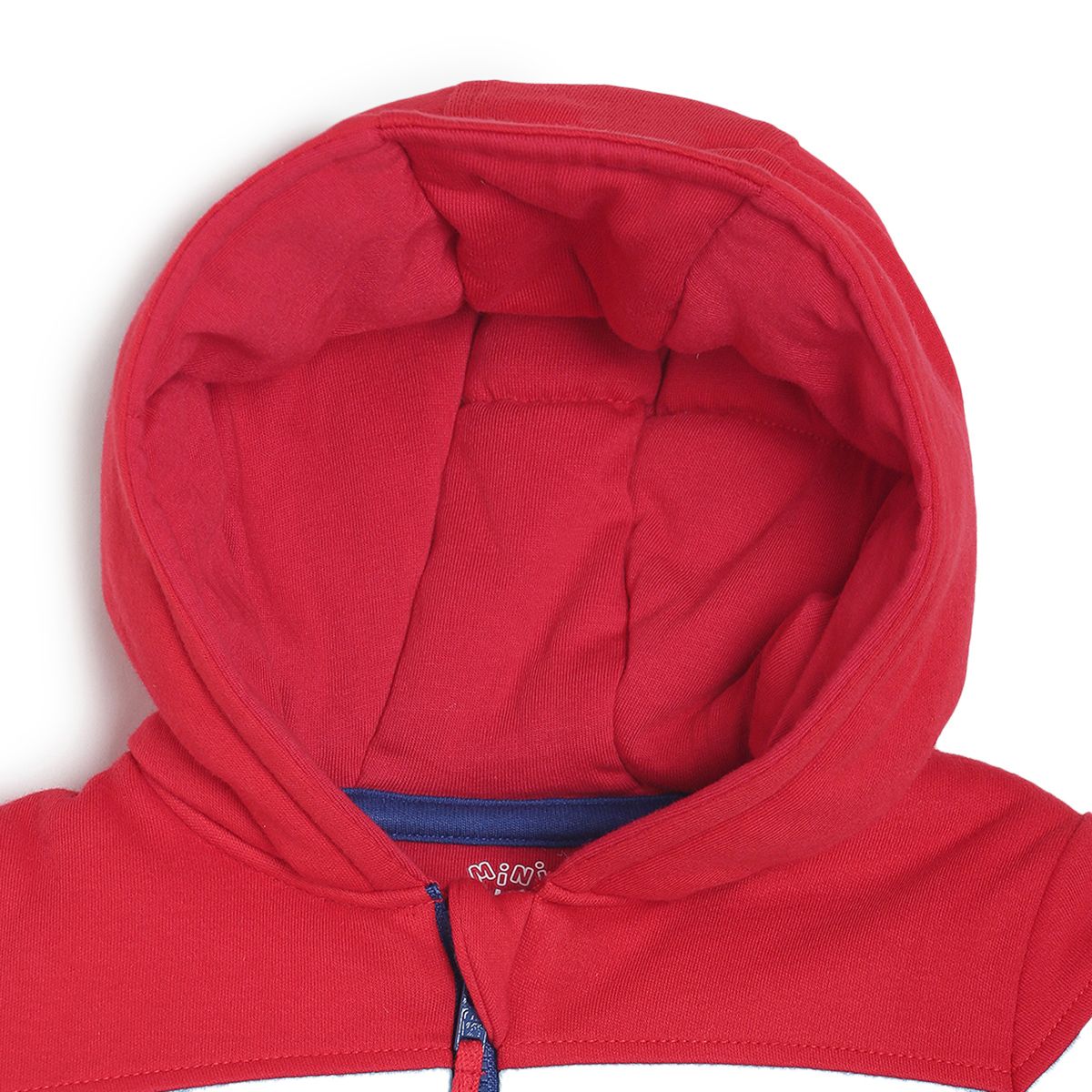 Pack of 1 knit jacket - crimson red & blue for 0-3 Months