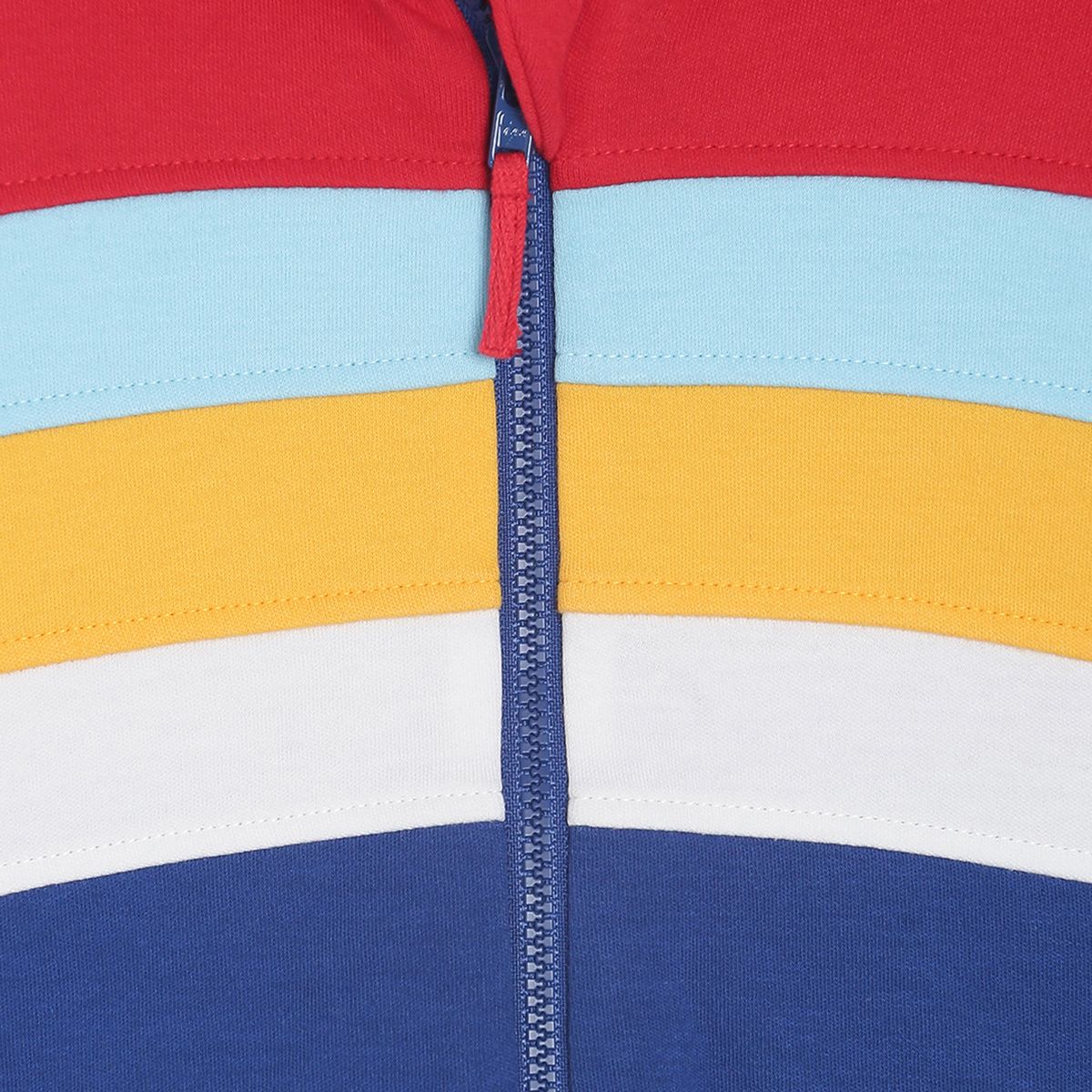 Pack of 1 knit jacket - crimson red & blue for 0-3 Months