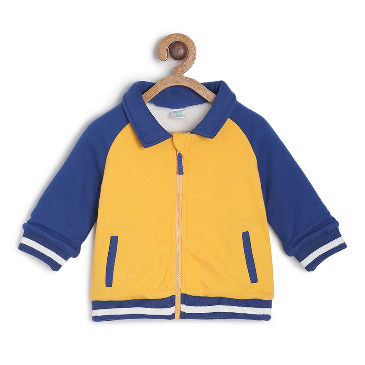 Pack of 1 knit jacket - mustard for 0-3 Months