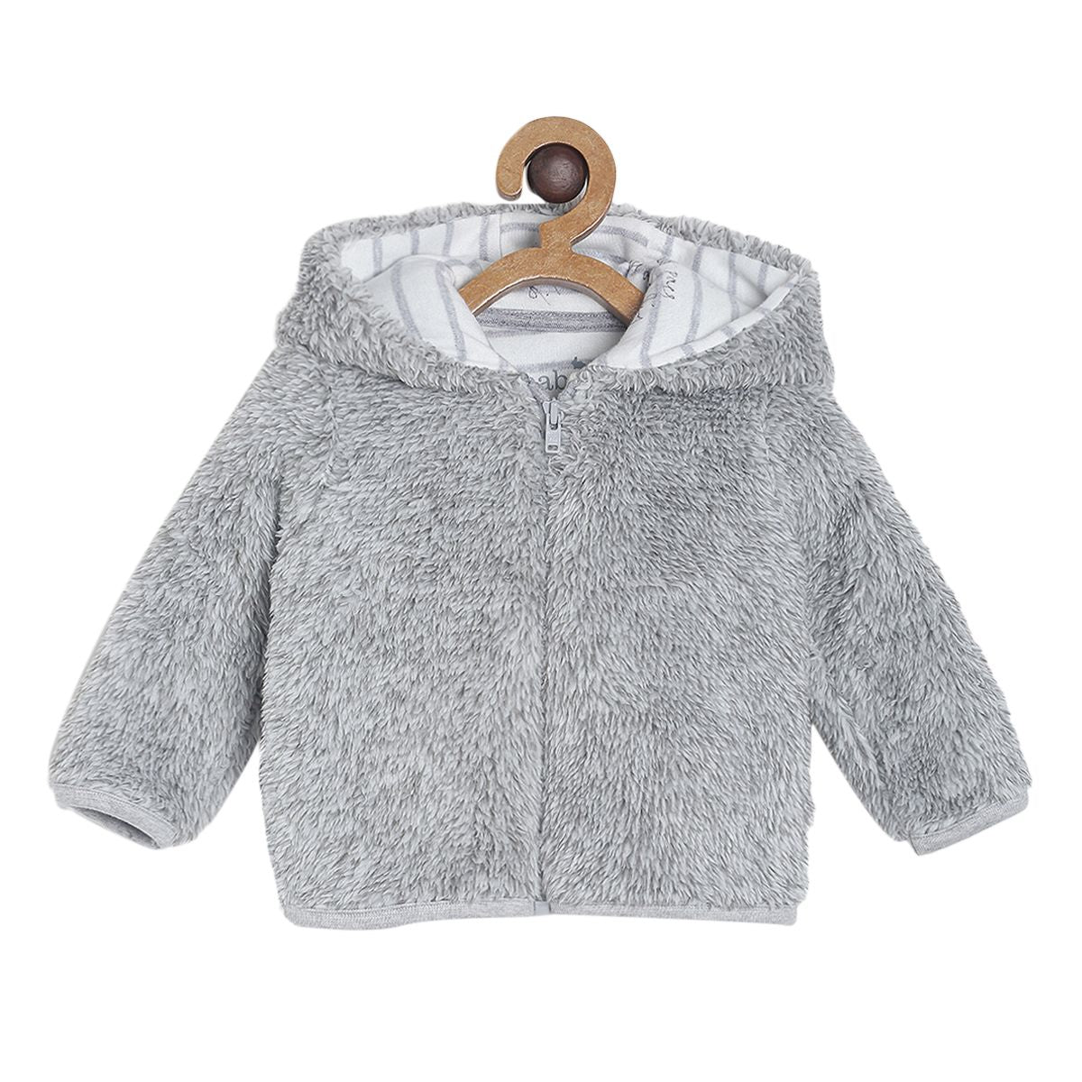 Pack of 1 jacket - grey for 0-3 Months