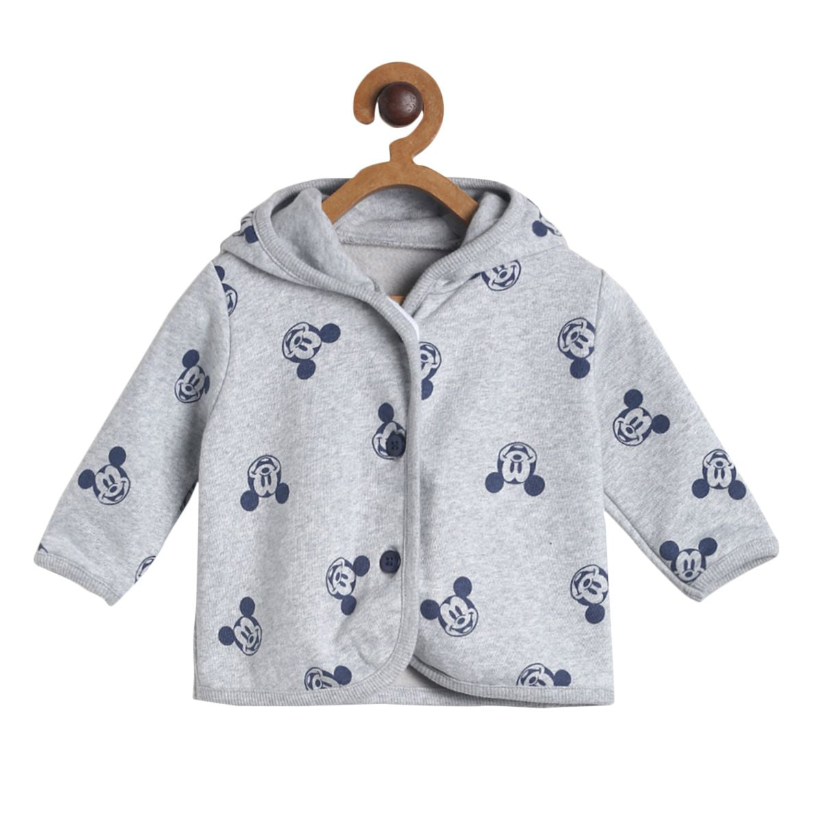 Pack of 1 knit jacket - grey marl for 0-3 Months