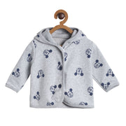 Pack of 1 knit jacket - grey marl for 0-3 Months