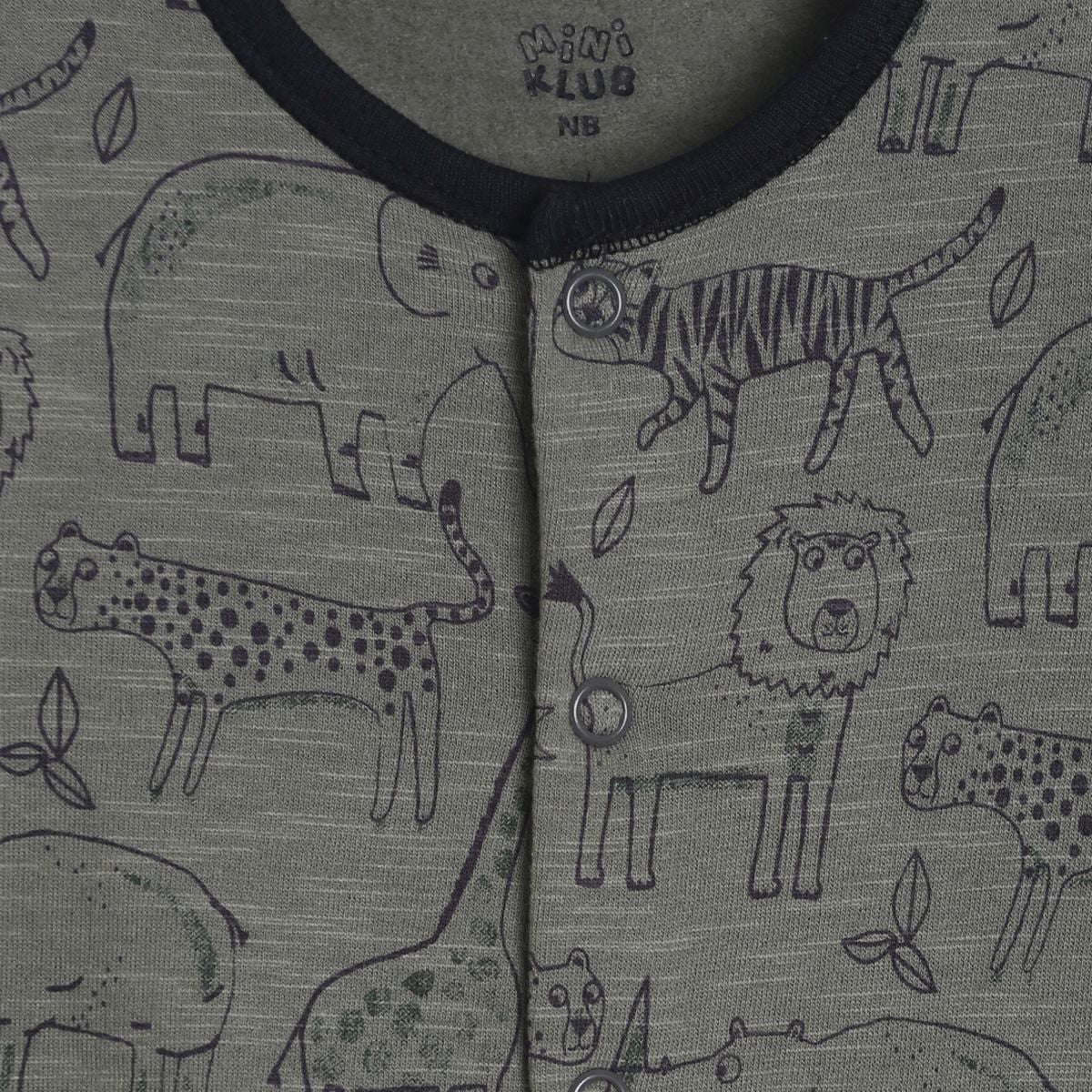 Pack of 1 romper - dark grey for New Born