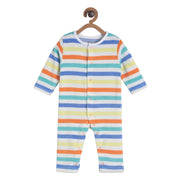 Pack of 1 romper - blue & brown for New Born