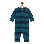 Pack of 1 romper - dark blue & black for New Born
