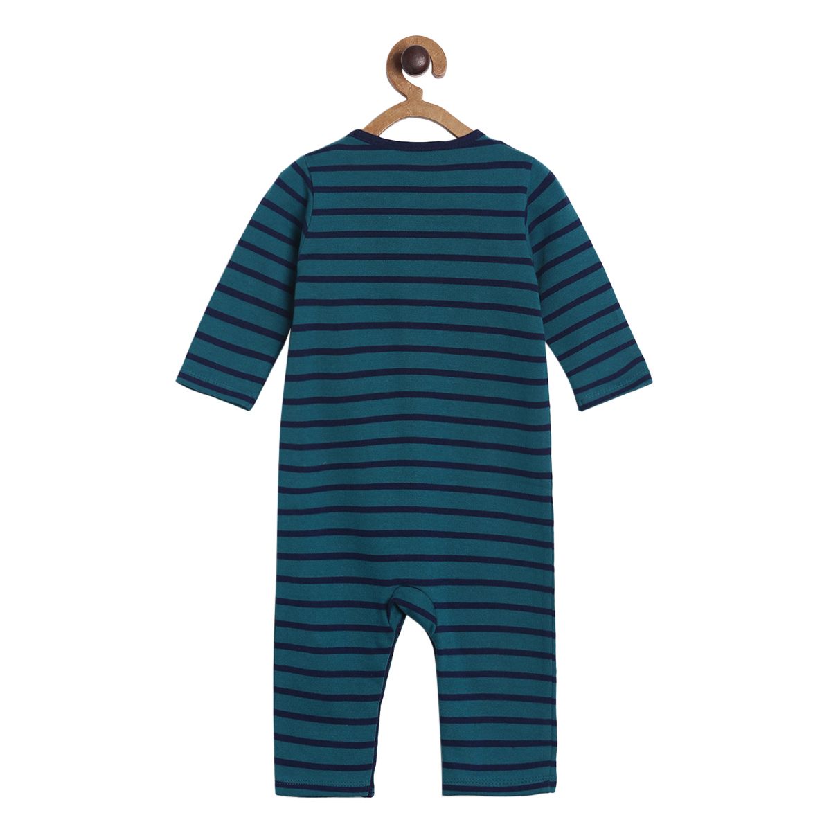 Pack of 1 romper - dark blue & black for New Born