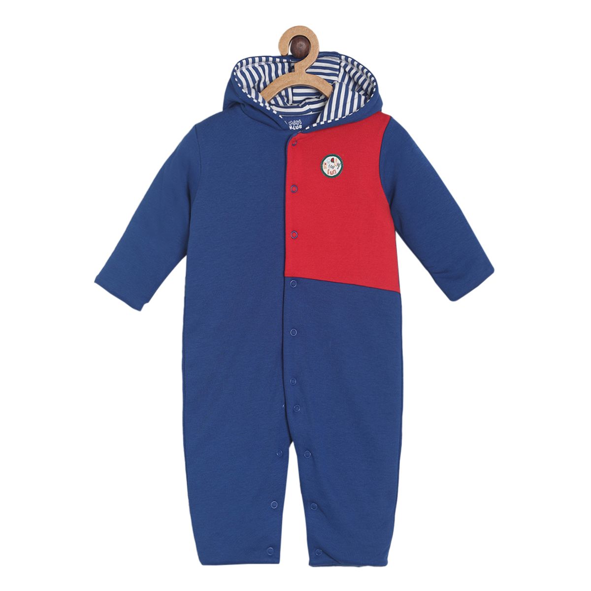 Pack of 1 romper - blue for New Born