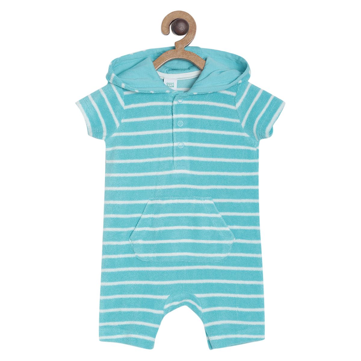 Pack of 1 romper - turquoise blue for New Born