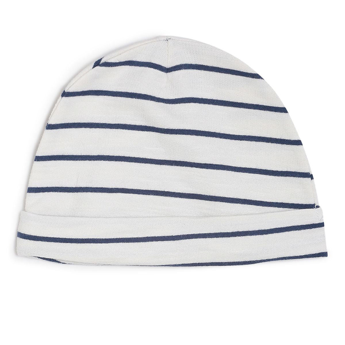 Pack of 2 romper with hat - white & dark blue for New Born