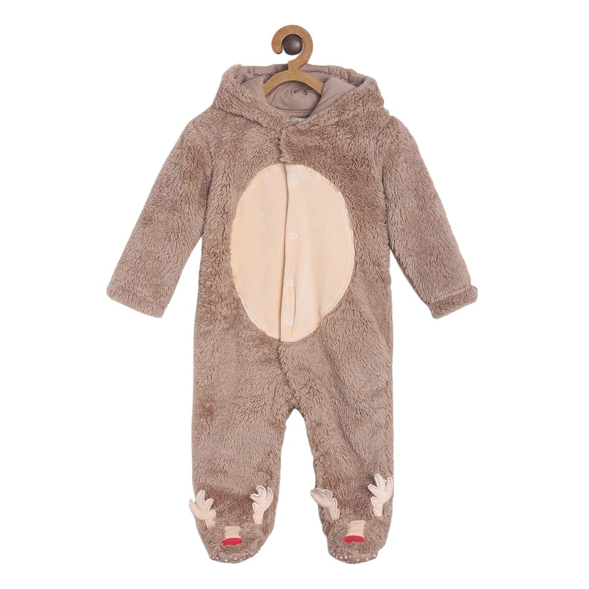 Boys Brown Sleepsuit