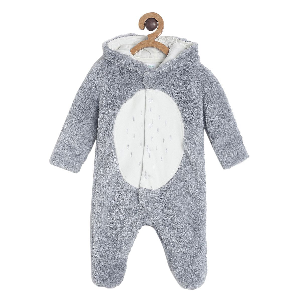 Boys Grey Sleepsuit
