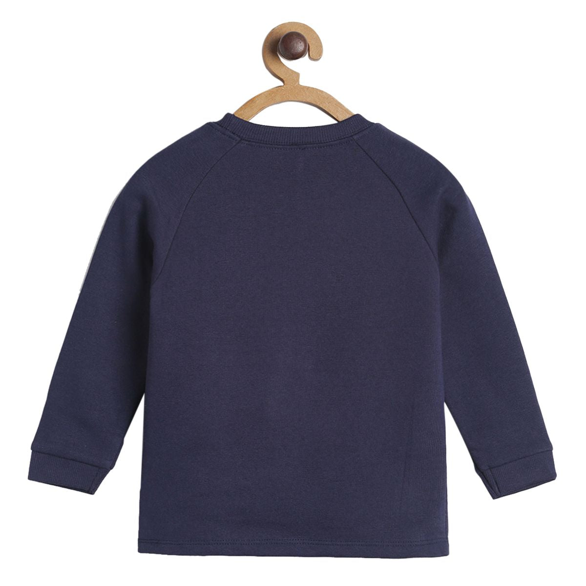 Pack of 1 knit sweatshirt - navy for 0-3 Months
