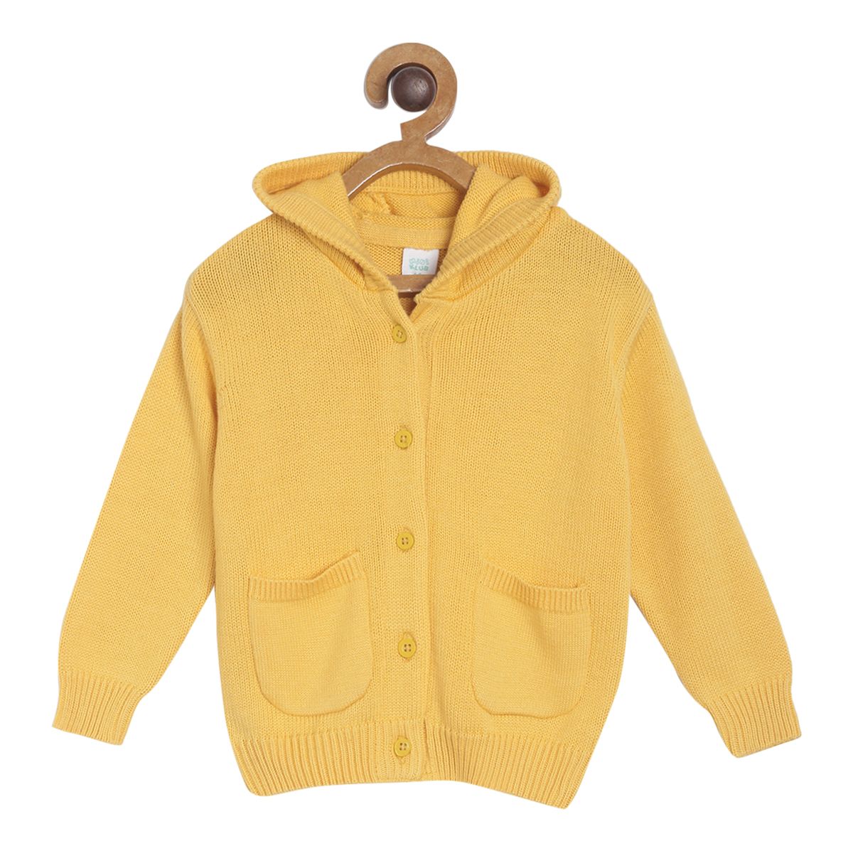 Pack of 1 sweater - yellow for 0-3 Months