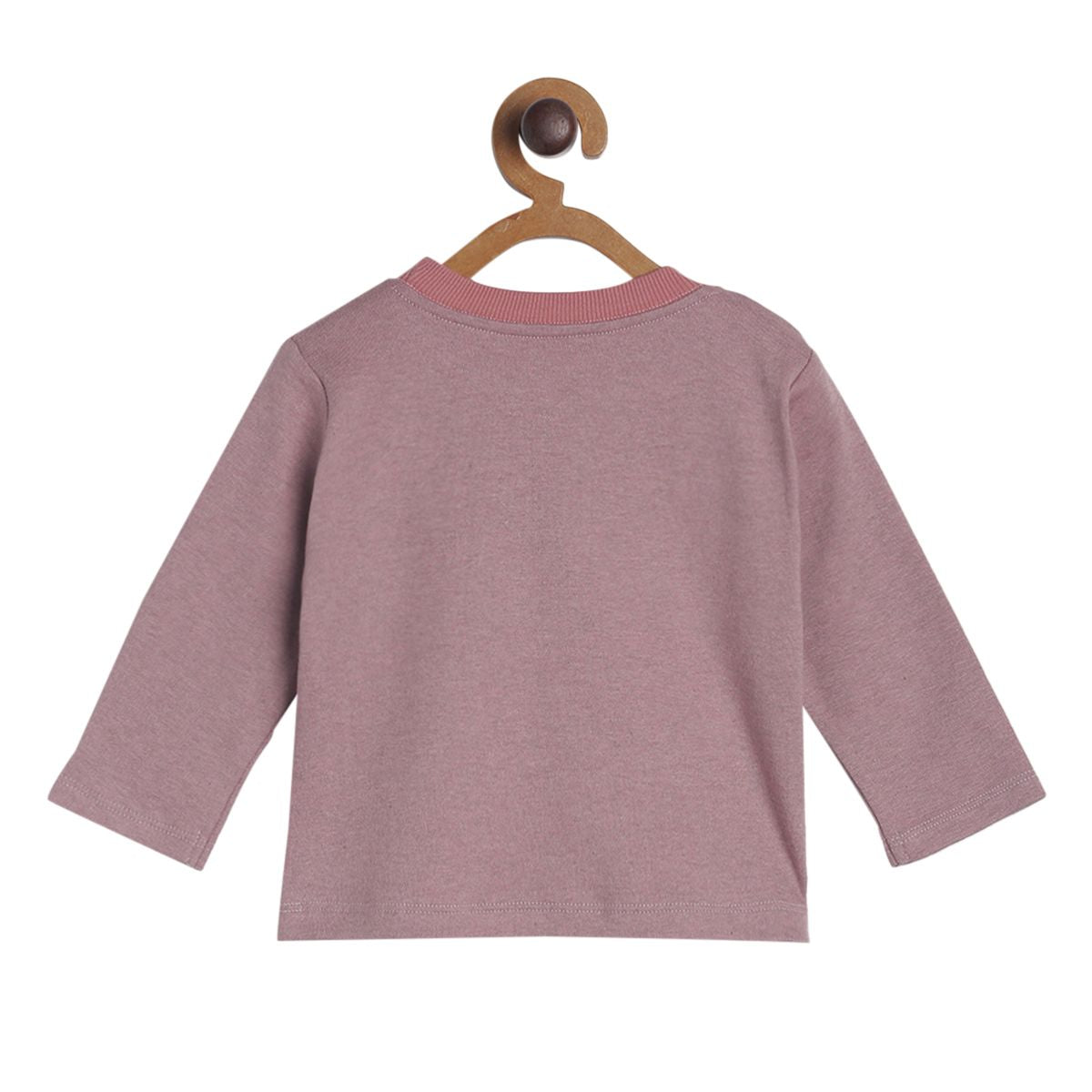 Pack of 2 t-shirt and knit bottom - light magenta & blue for 0-3 Months