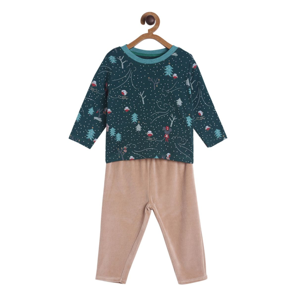 Boys Multi T-Shirt and Knit Bottom