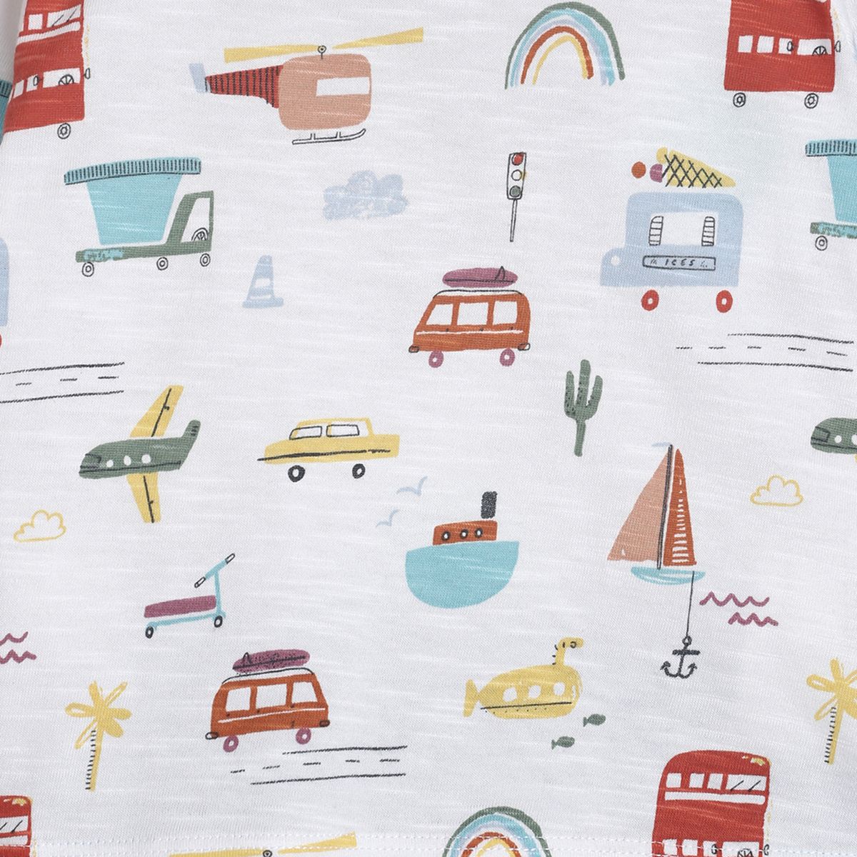 Boys Multi T-Shirt and Knit Bottom