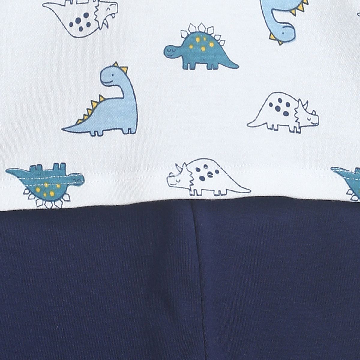 Pack of 2 t-shirt and bottom - offwhite for 0-3 Months