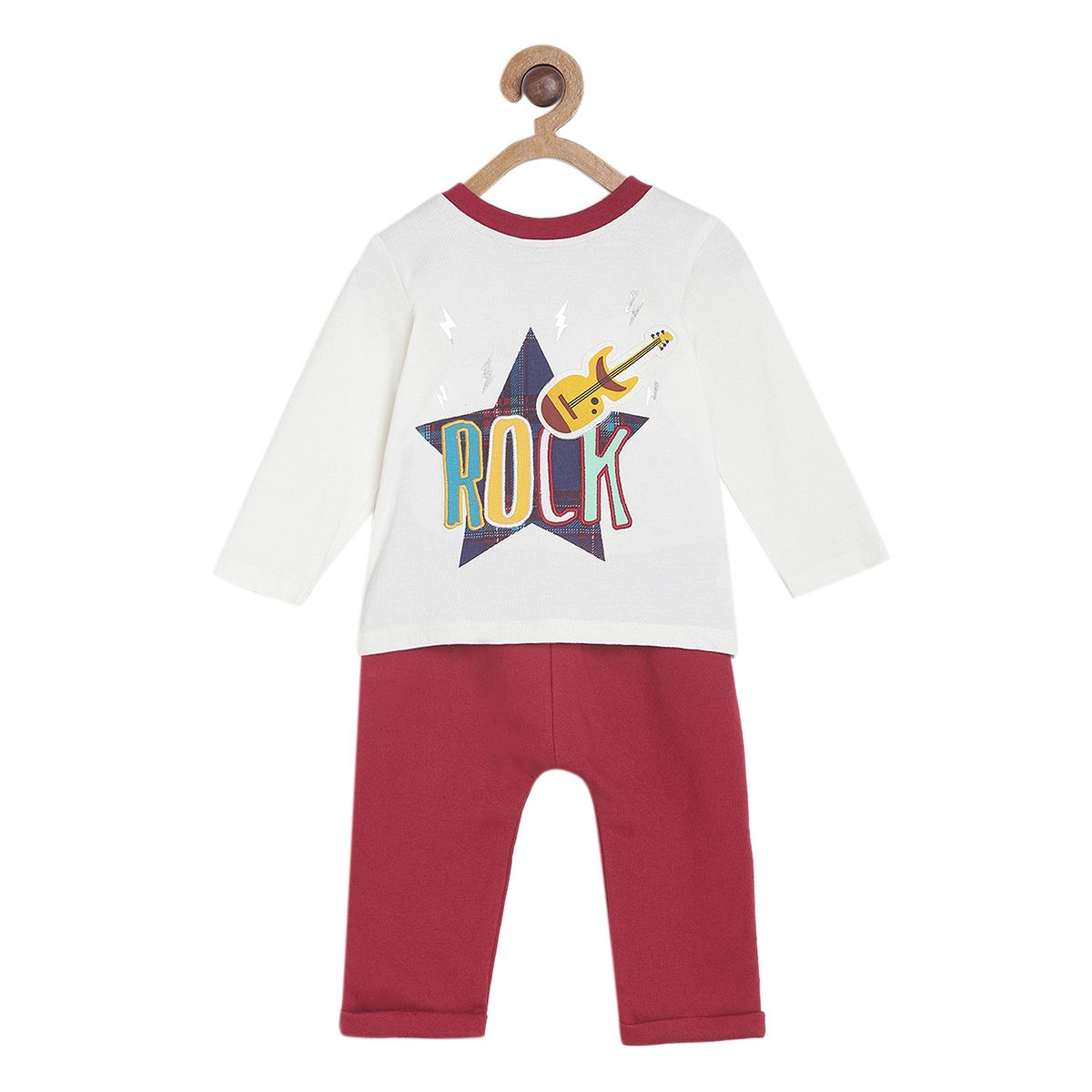 Boys Multi T-Shirt and Knit Bottom