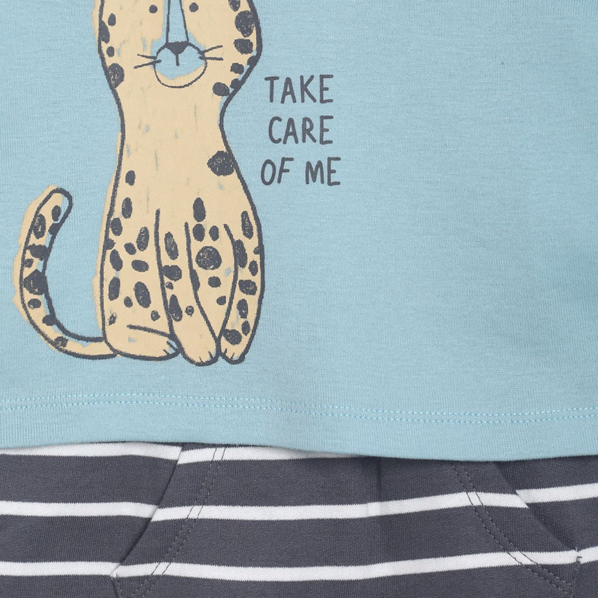 Boys Multi T-Shirt and Knit Bottom