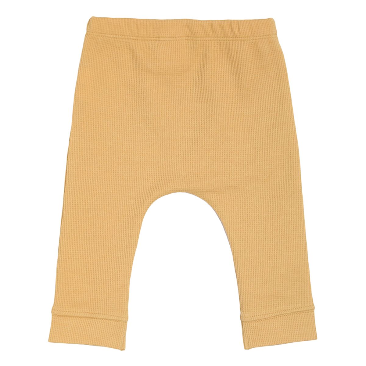 Pack of 2 t-shirt and knit bottom set - white & light brown for 0-3 Months
