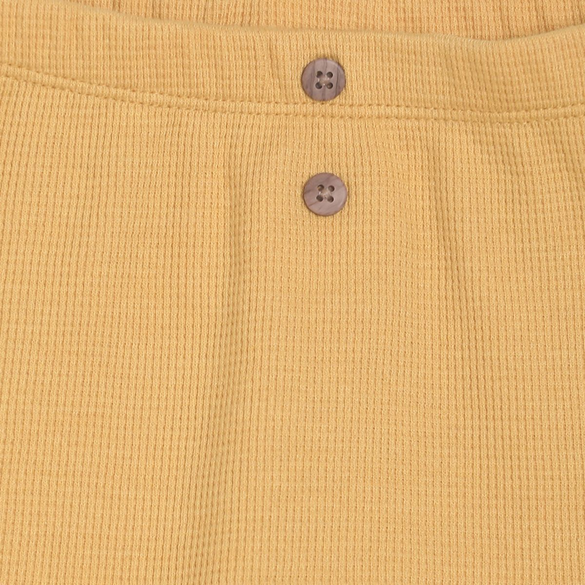 Pack of 2 t-shirt and knit bottom set - white & light brown for 0-3 Months