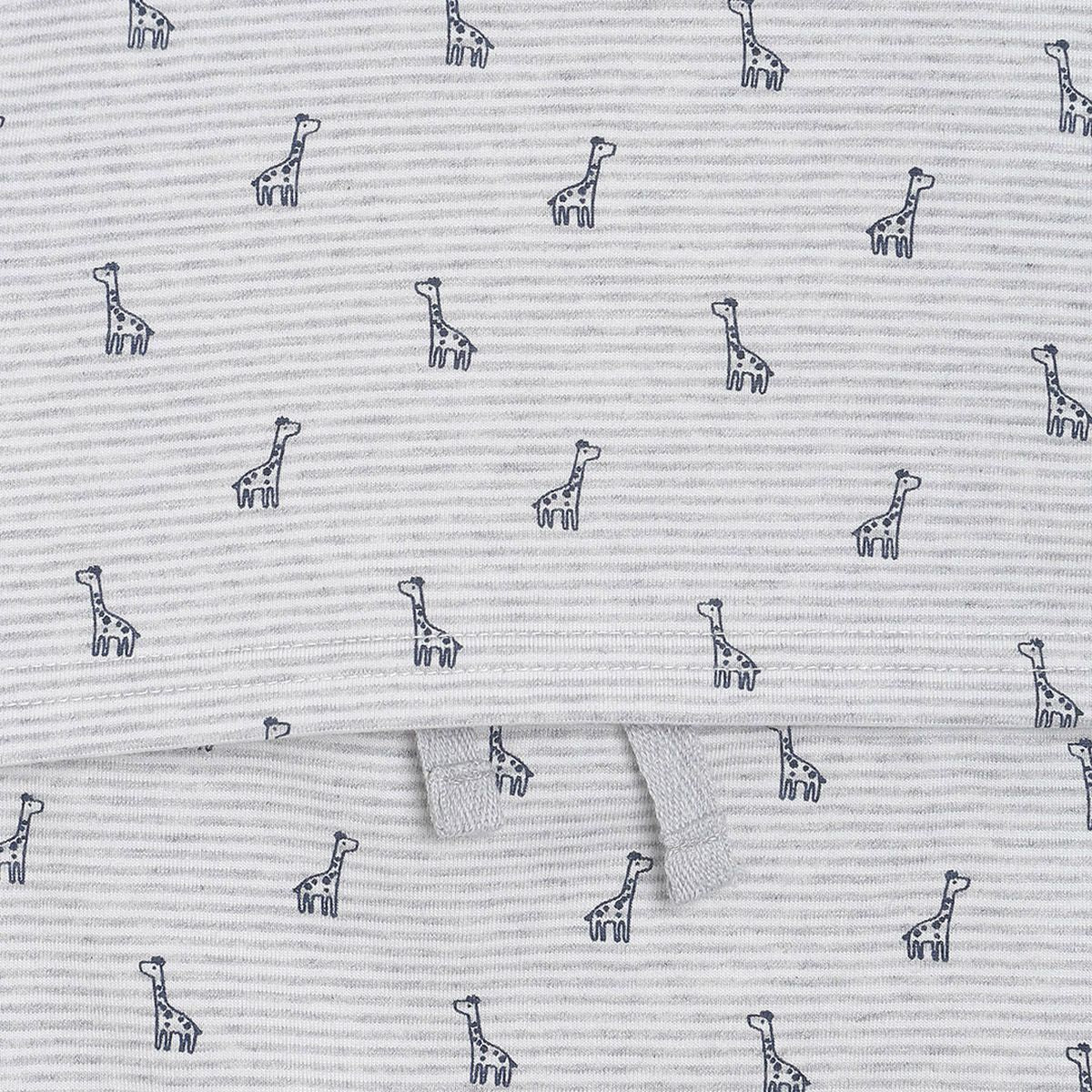 Pack of 2 knit tee and knit bottom - grey for New Born