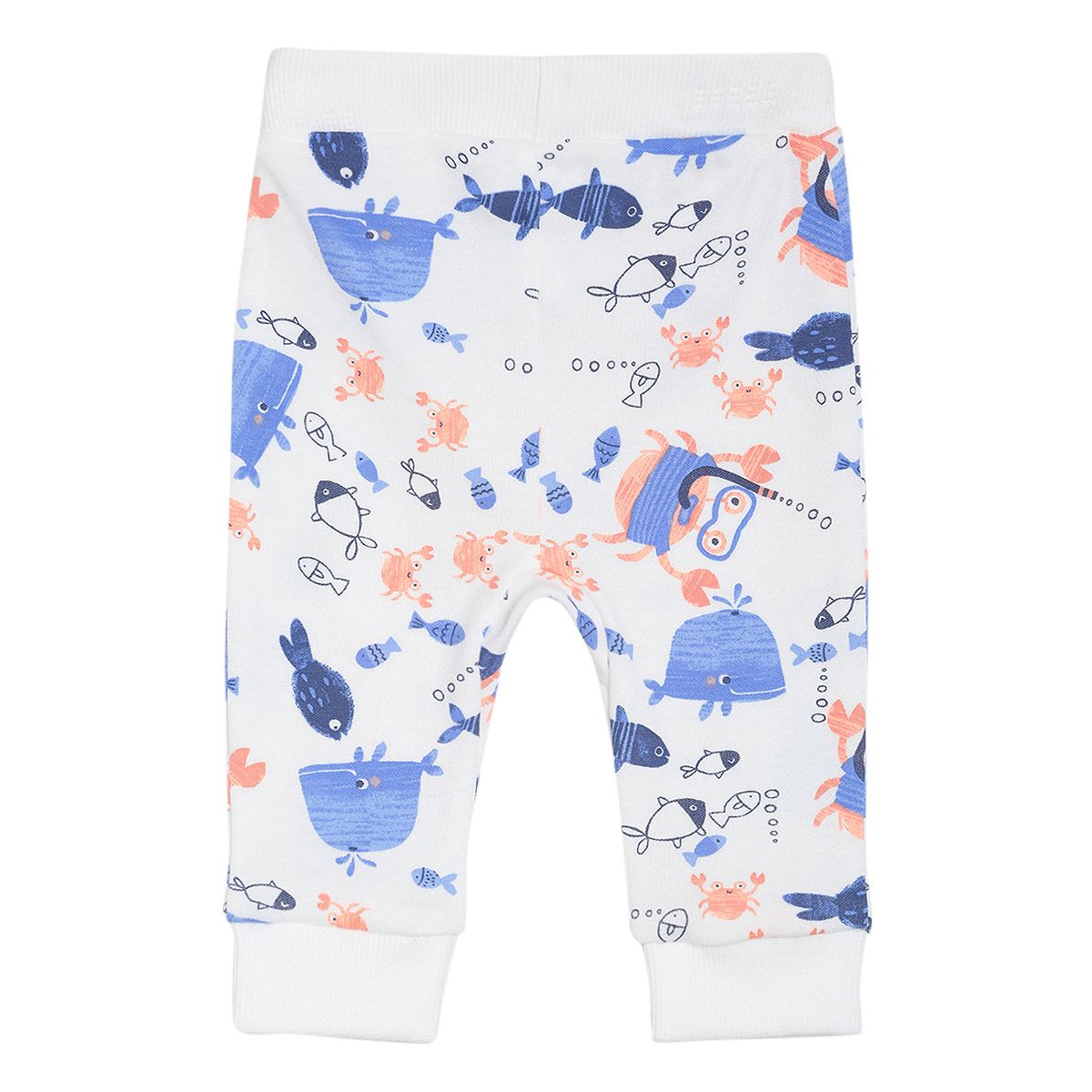 Pack of 2 t-shirt and bottom - grey & white for 0-3 Months