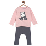 Pack of 3 t-shirt and bottom with bib - white for New Born