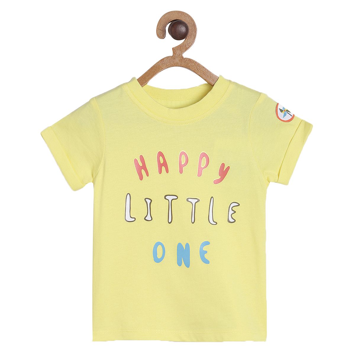 Pack of 1 t-shirt - yellow for 3-6 Months