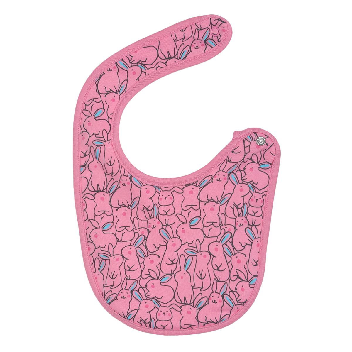 Girls Rabbit Print Bib and Mittens Gift Set Feeding & Care Accessories