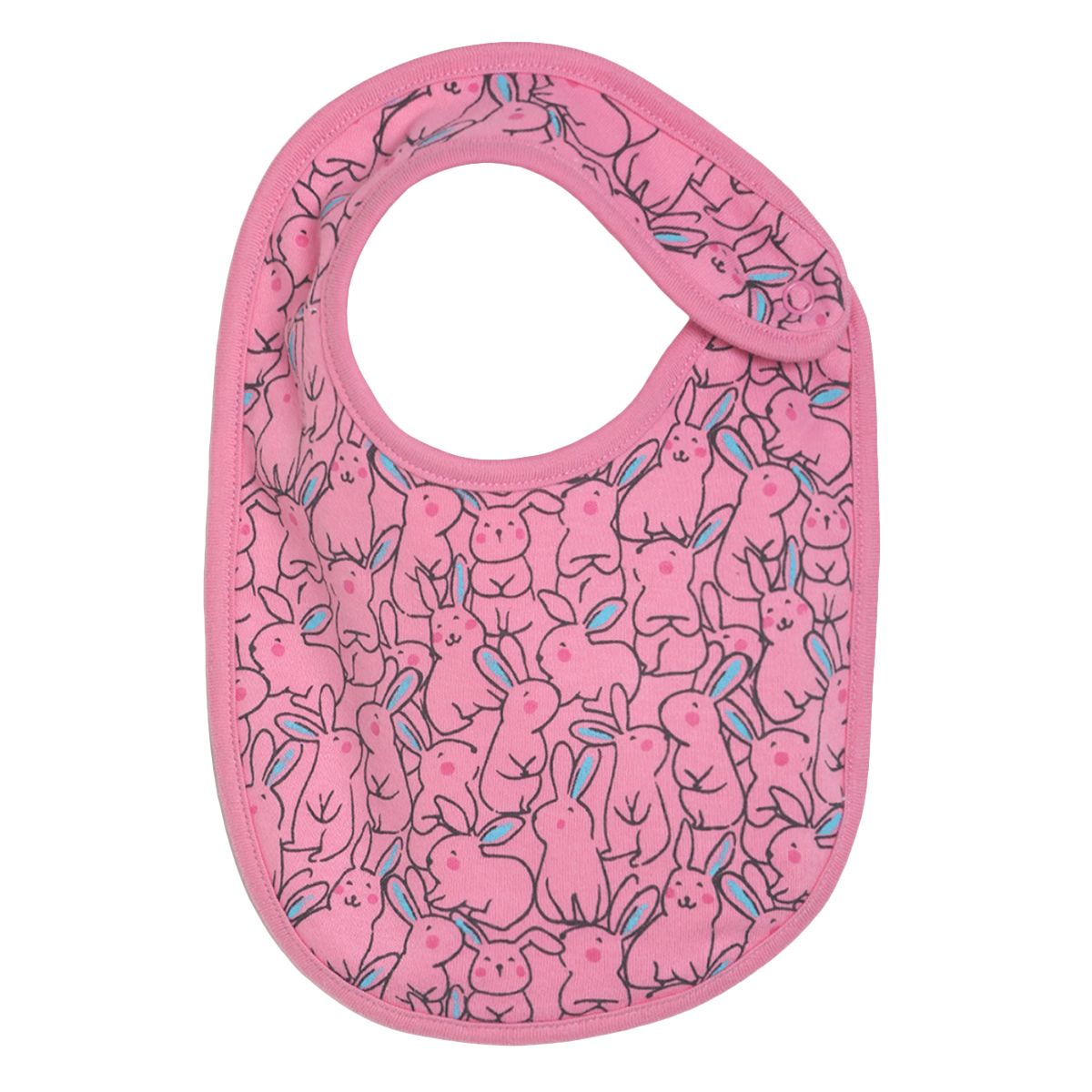 Girls Rabbit Print Bib and Mittens Gift Set Feeding & Care Accessories