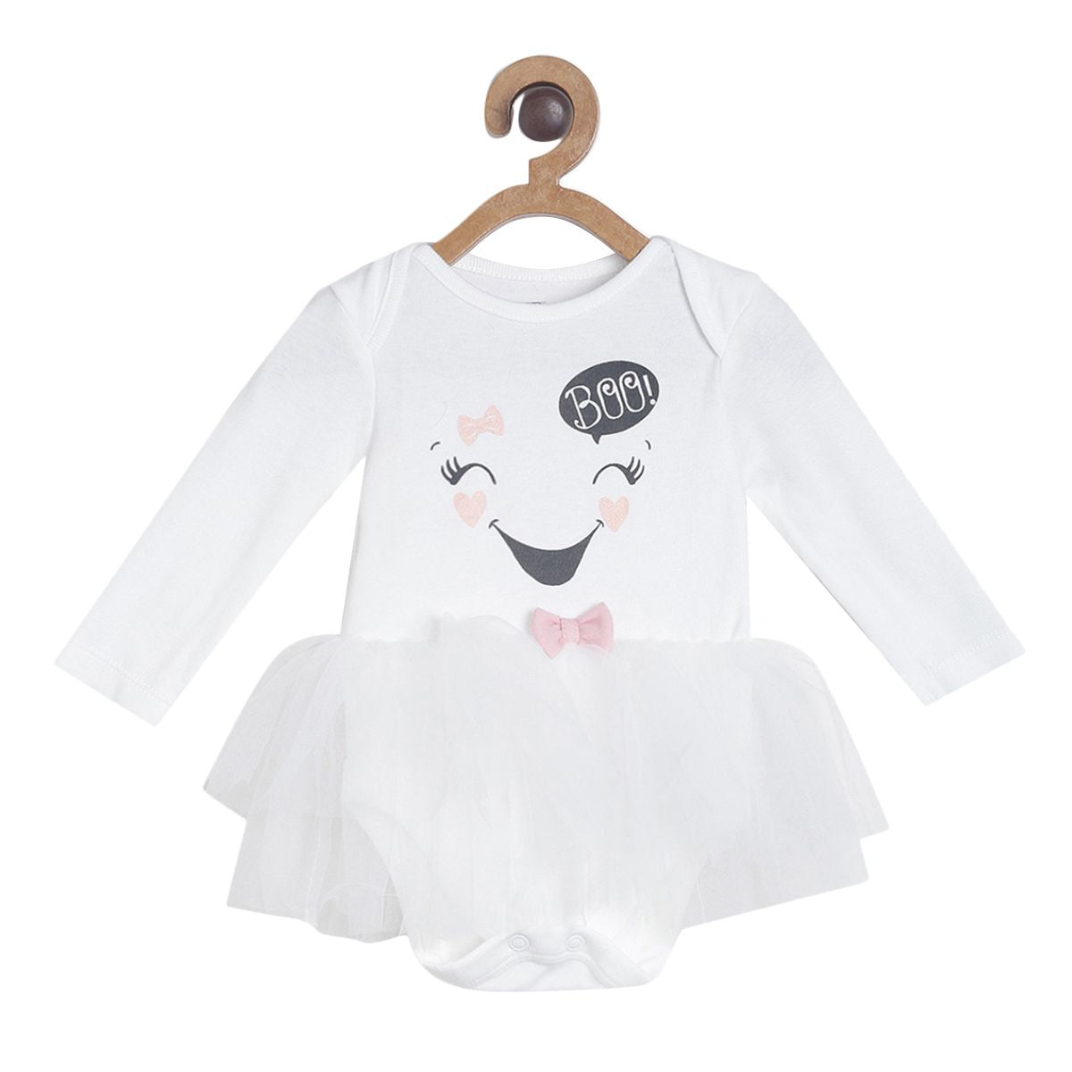 Girls Off White Bodysuit