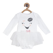 Girls Off White Bodysuit