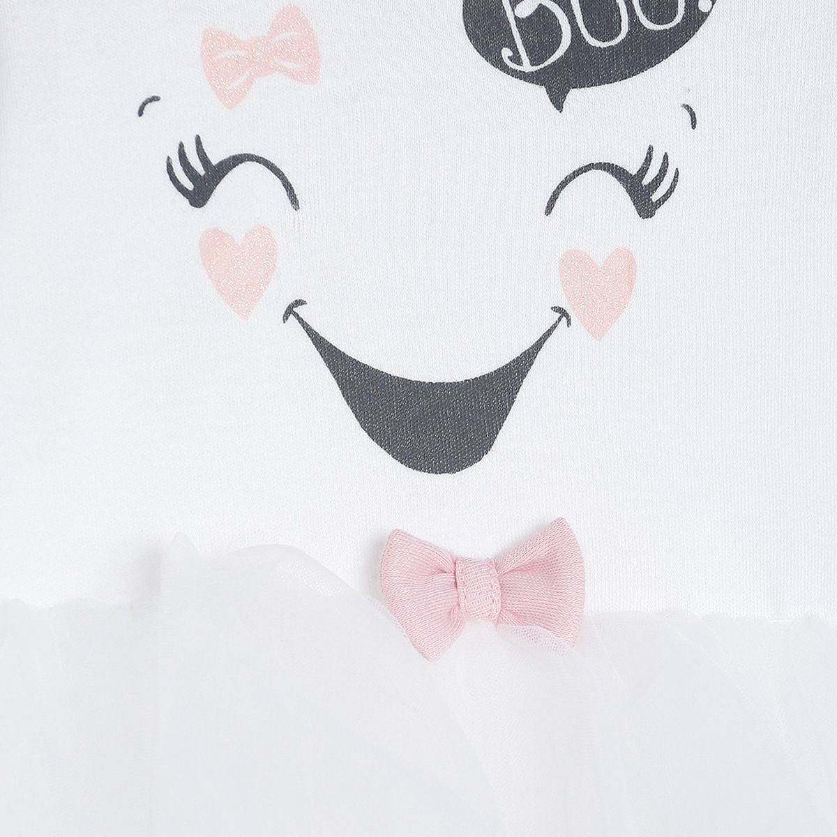 Girls Off White Bodysuit