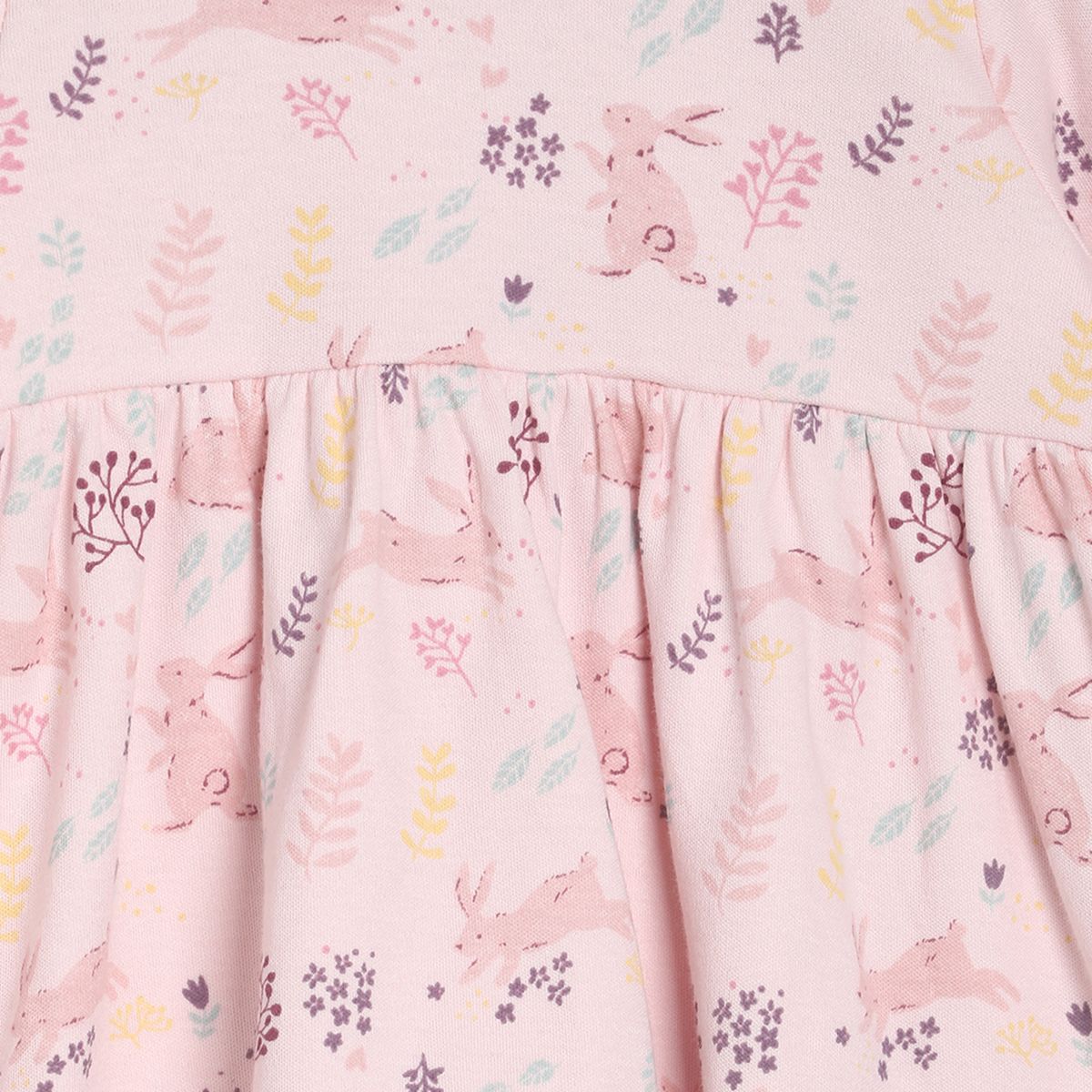 Pack of 2 dress with stockings - baby pink & white for 0-3 Months