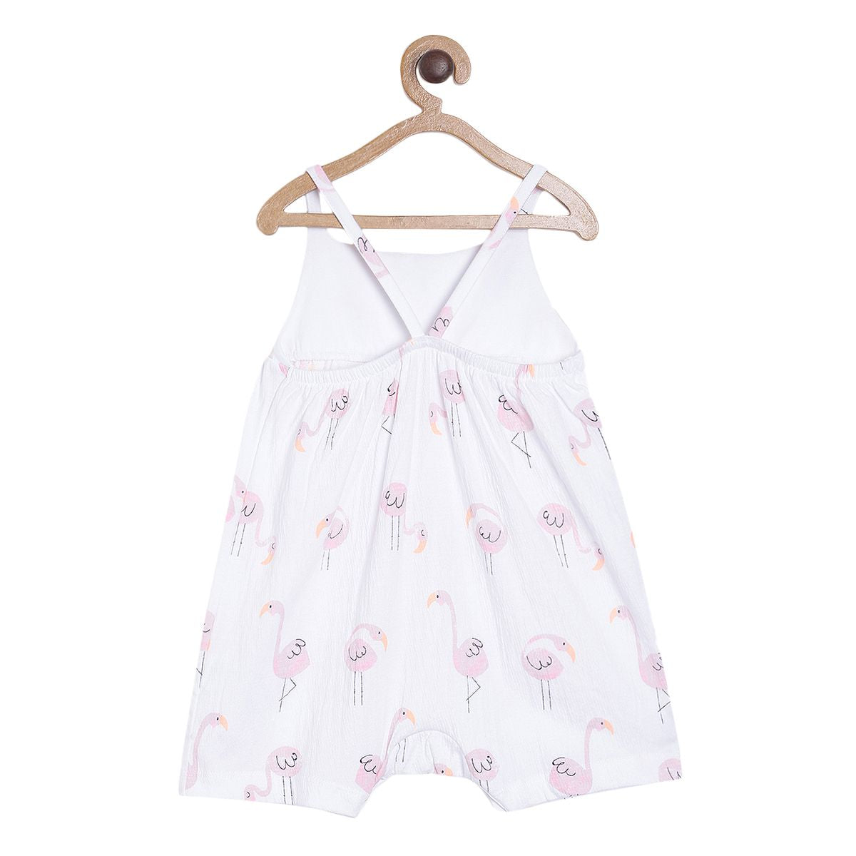 Pack of 1 dungaree - white for New Born