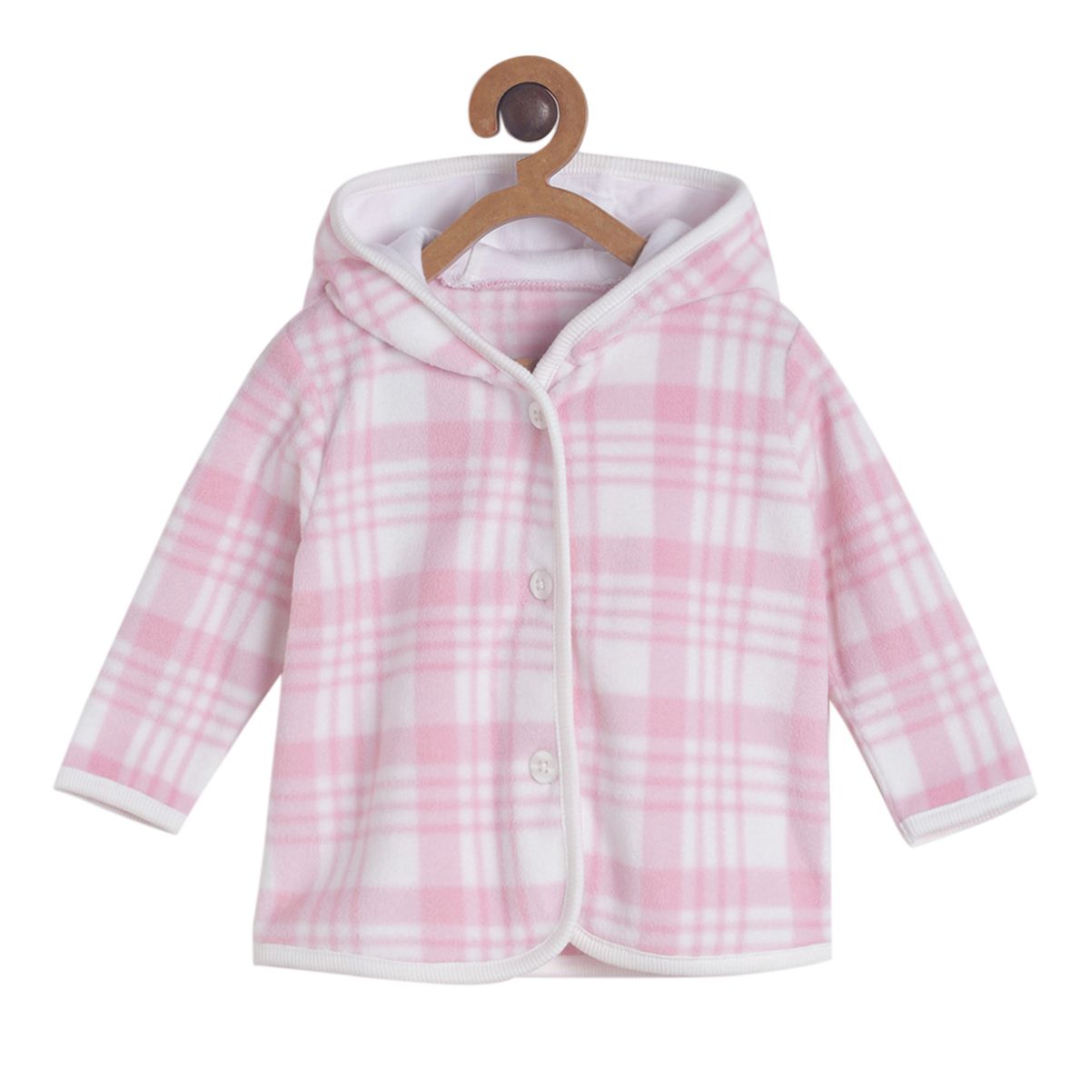 Pack of 1 knit jacket - lavender & white for 0-3 Months