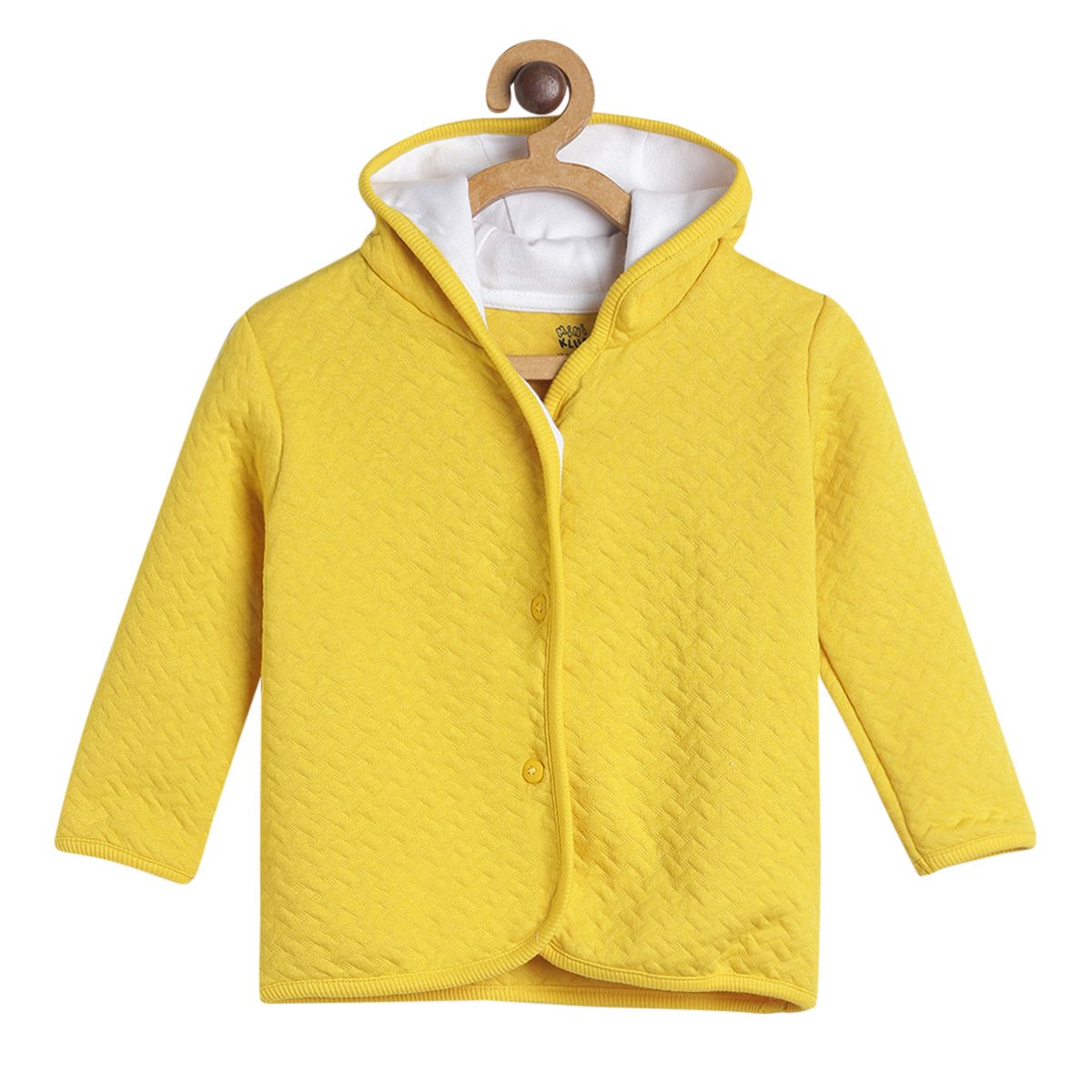 Pack of 1 knit jacket - yellow for 0-3 Months