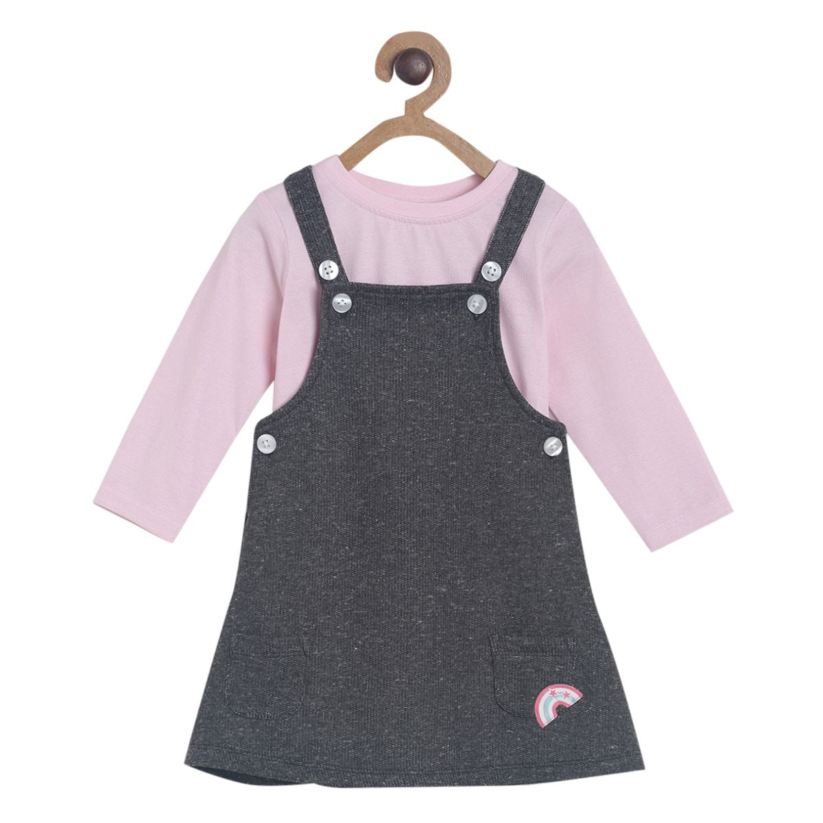 Pack of 2 pinny set - navy for 12-18 Months