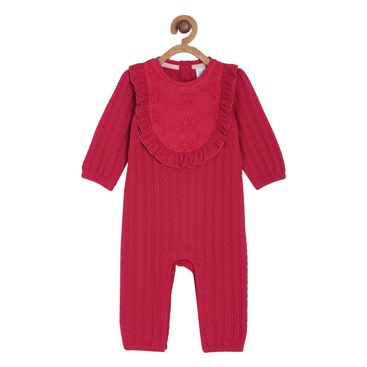 Girls Red Rompers