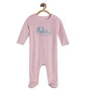 Pack of 1 quilted sleepsuit - pink for New Born