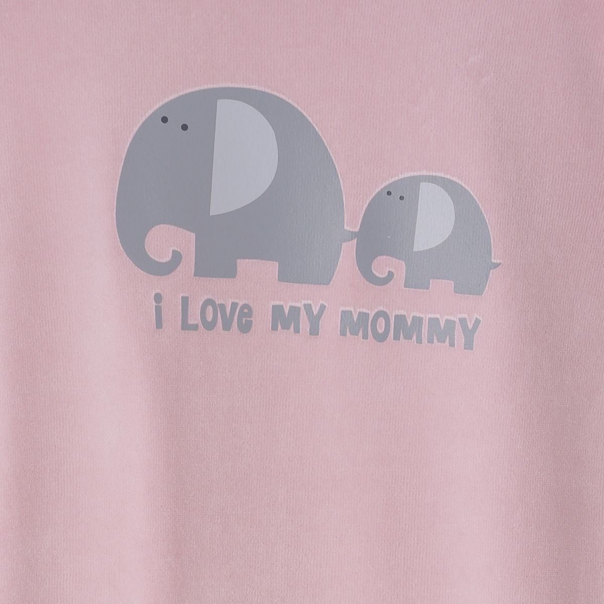 Pack of 1 quilted sleepsuit - pink for New Born
