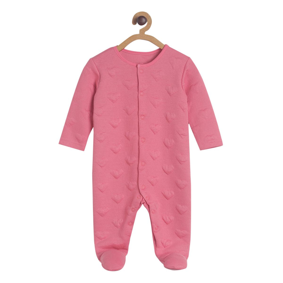 Girls Coral Sleepsuit