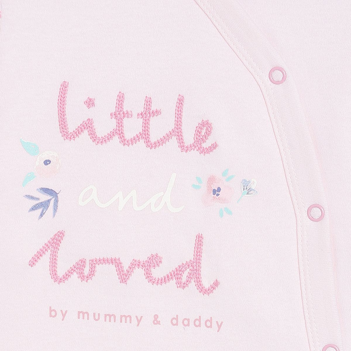 Girls Pink Sleepsuit